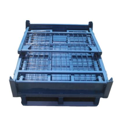 China Stackable Heavy Duty Industrial Storage Container Storage Container Wire Mesh Container for sale