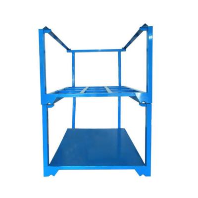 China Save Space Stackable Box Rack Organizer Stacking Shelves Storage Shelf Shop Shelves Factory Custom Sales Logistic Equipment for sale