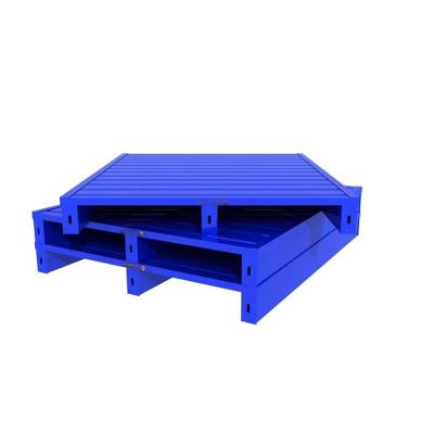 China Good Price Durable New Type Iron Steel Pallet Racking Pallet Metal Steel Pallet For Logistics for sale