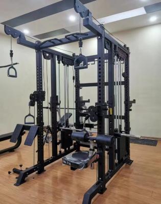 China 2022 New Design Body Building Commercial Gym Equipment Use Power Trainer Smith Functional Support Smith Machine for sale