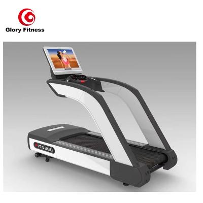 China 0-20km/h Speed ​​Adjustment Commercial Luxury Commercial Electric Running Machine Motorized Treadmill for sale