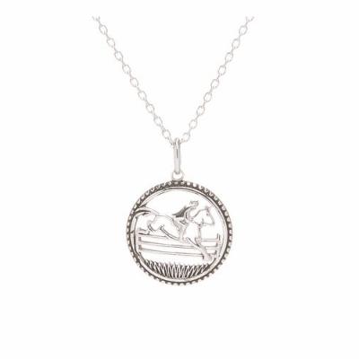 China CLASSIC Elegant Equestrian Jewelry Antique Round Jumper Horse Pendant for sale