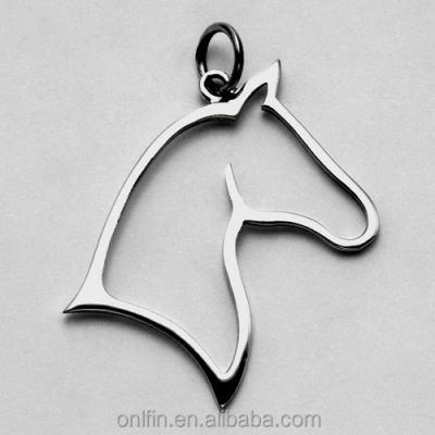 China Openwork Silver Jewelry 925 Silver Horse Head Pendant for sale