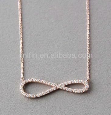 China Silver 2013 New 925 Sterling Silver Infinity Necklace, 925 Silver Infinity Necklaces, 925 Silver Infinity Necklaces Jewelry for sale