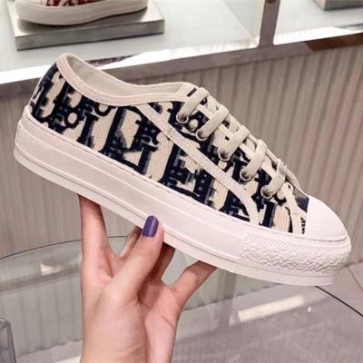 China Cushioning Walk N Cotton Twill Oblique Embroidered Letters Choose Classic Lace Up Sneakers for sale