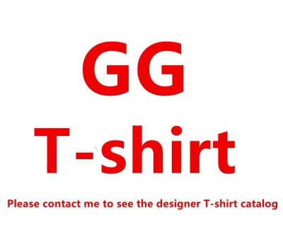 China 2022 Breathable Famous Brands gg T-shirts Women High Quality Luxury Designer T-shirts 100% Pure Cotton T-shirt For Men for sale