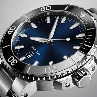 China Luxury Luminous Sports 30atm Logo Wrist Diver Watches Men Custom Made Stainless Steel Fashion Auto Day/Date for sale