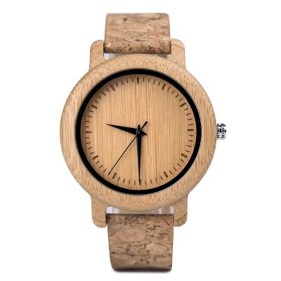 China Amazon Hot Selling Instock Wooden Material Men Women Watches Bamboo Wooden Watches for sale