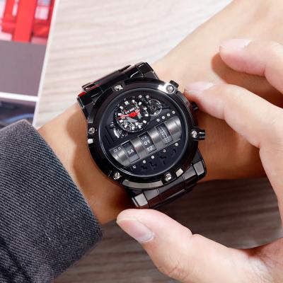 China Skmei Custom Digital Watches Business Fashion Indicator Luxury Waterproof Steel Digital Dual Display Regalos Para Hombres for sale