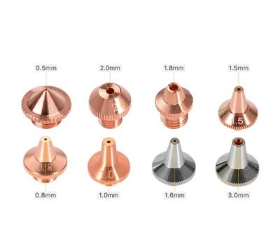 China D32 3D M6 M8 D28 H15 Fiber Laser Consumables Copper Plasma Consumables for sale