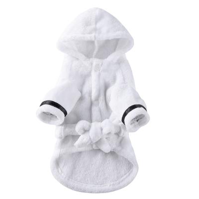 China Wholesale Hypoallergenic Super Soft Super Absorbent Microfiber Sleep Clothes Pet Hooded Towel for sale