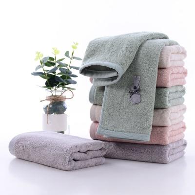 China OEM Hypoallergenic Soft Super Absorbent Bamboo Fiber Premium Quality Hand Towel for sale