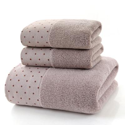 China Quality Hypoallergenic Luxury Premium Home Use Absorbent Quick Dry Cotton Towels Set for sale