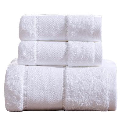 China High Quality 100% Cotton Towel Bath Hotel Beach Supplies Long Terry Special Absorbent Stain Jacquard Five Star Home Towel High Quality for sale