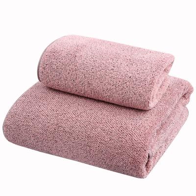 China Wholesale 100% Hypoallergenic Cotton Coral Velvet Fiber Hand Face Bath Towel Set for sale