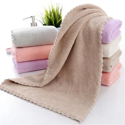 China Wholesale Hypoallergenic Cotton 100% Terry Super Absorbent Women's Hair Towel for sale