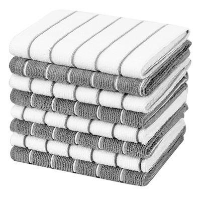 China Wholesale High Quality Hypoallergenic Microfiber Striped Kitchen Towel for sale