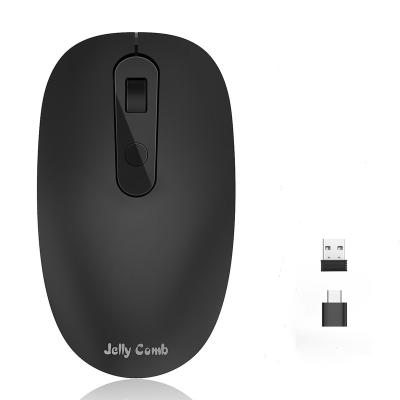 China plug & Play 2.4G USB Mouse And Type C Mouse Wireless Computer Mouse Computer Mouse For Tablet Laptop PC Notebook for sale