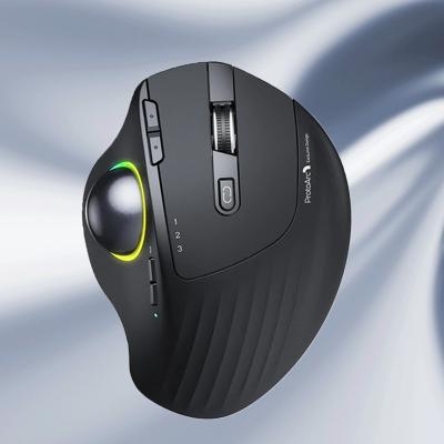 China 360-Degree Trackball ProtoArc Trackball Mouse RGB Wireless Gaming Mouse For Desktop Laptop PC BT Ergonomic Mouse for sale