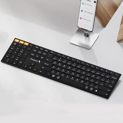 China Rechargeable USB Wireless Keyboard PC Laptop Computer ProtoArc Left Handed Keyboard For Android Window Ultra Slim BT Wireless Keyboard for sale