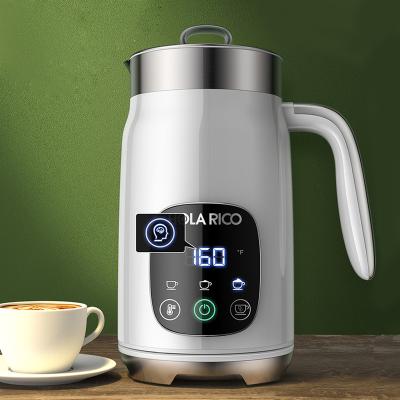 China Sustainable Electric Milk Frother Maker and Steamer for Latte Cappuccino Hot Milk Hot Chocolate Integrated Milk Frother for sale