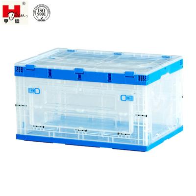 China Folding Sealed Flexible Plastic Basket For Garment Storage for sale