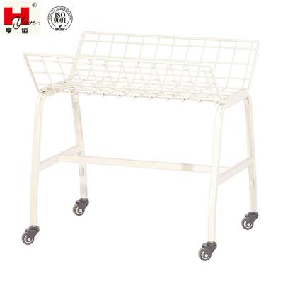 China Material Handling Single Layer Small U Shape Sewing Part Trims Cart For Garment Factory for sale