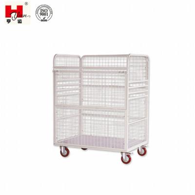 China Custom Warehouses Moving Mesh Moving Fabric Hand Cart Fabric and Garment for Garment Factory for sale