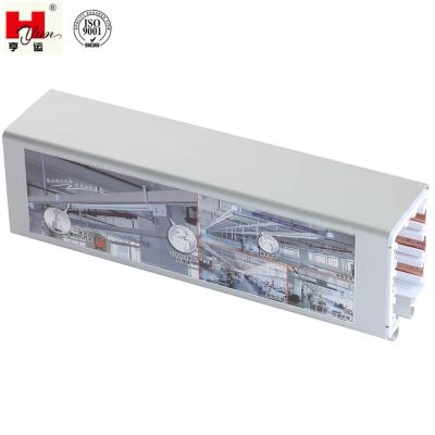 China Electric Power Supplying Aluminum Alloy 7-Pole Power Supply Busway Busbar For Garment Factory for sale