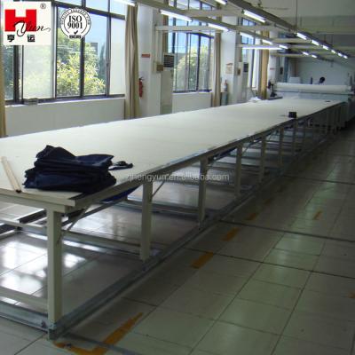 China Cloth/Cushion Cloth Cutting Table Air-float/ Cloth Cutting Spread Rail Style Table for sale