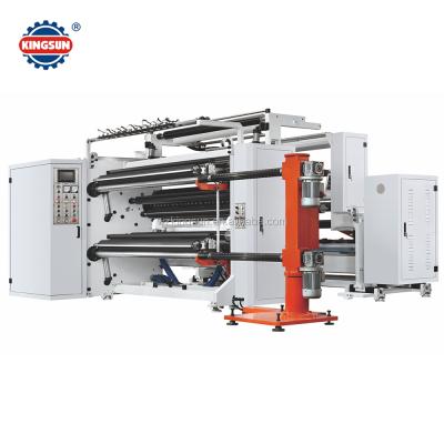 China Factory KSFQ-G High Speed ​​Automatic Jumbo Roll Self Adhesive Paper Slitting Machine for sale