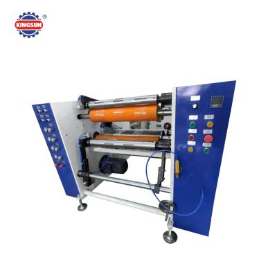 China Food Double Shaft Stretch Film Slitting Machine for sale