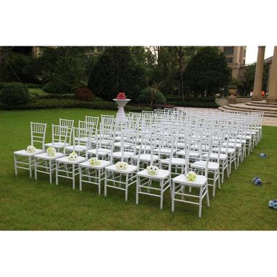 China Classic white resin wedding garden chairs for wedding reception for sale for sale