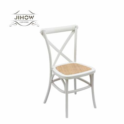 China factory direct uv-protected stackable restaurant chairs for sale used cross back dining chair wholesale price for sale