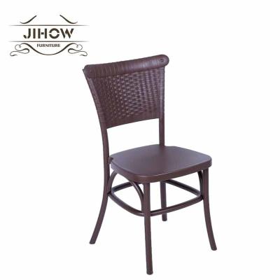 China (Other) New product modern design adjustable stackable aluminum cross back chair for rental for sale