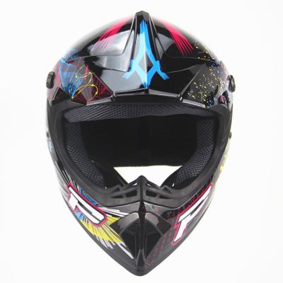 China Various Cartoon Designs Motocross Motorcycle Helmet Lightweight Motorcycle American Safety Helmet for sale