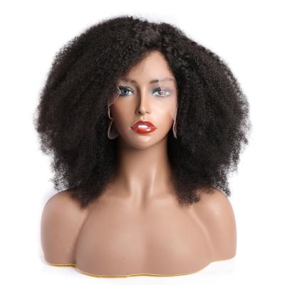 China Kinky Curly 150 Density Curly Lace Headband Wig , Virgin Cuticle Aligned Hair Wigs for sale