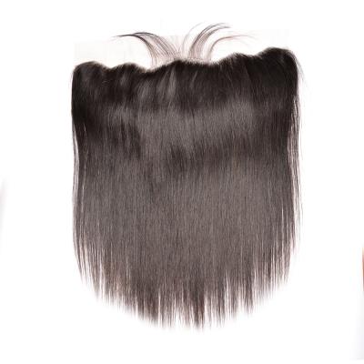 China Hd silky straight wave lace frontal and 13*6 transparent Swiss lace 13*4 lace frontal virgin hair 13*4 good quality for sale