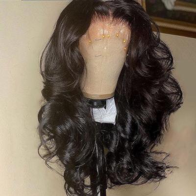 China Hot Selling Full Lace Wig Brazilian Virgin Hair Body Wave Full Lace Wig 180% Density for sale