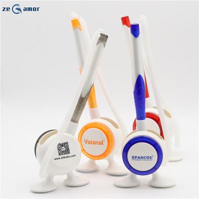 China Promotional Logo Gift Bank Hotel Counter Stand Table Desk Pen Zeamor Lapiceros School Supplies With Rope for sale