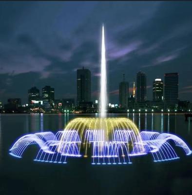 China Customized design manufacture customized music fountain hotel decoration fountain for sale