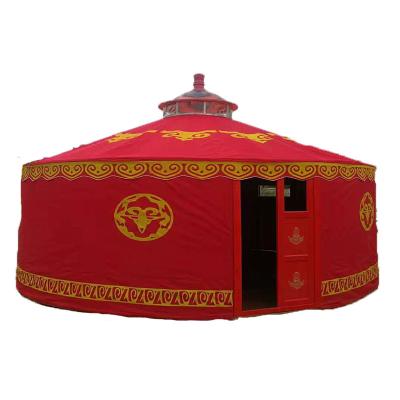 China Windproof Osung Waterproof Board House Canvas Yurt Mongolian Yurt Resistant Non-fading Tent for sale