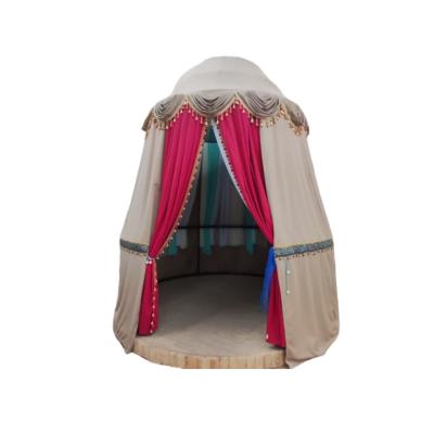 China Doran Tent Luxury Indoor Canvas Fabric Lacquered Mongolian Yurt for sale