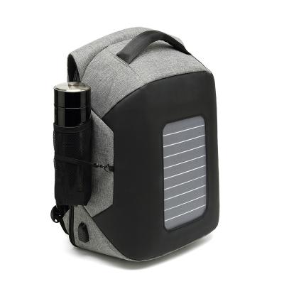 China Other Waterproof Anti-theft Travel Laptop Solar Panel Charging Backpack with USB Charger for sale