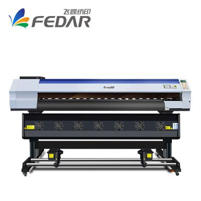 China Hotels Chinese Fedar Digital Apparel Sublimation Printer Micro Piezo Wide Format Multicolor Printing for sale