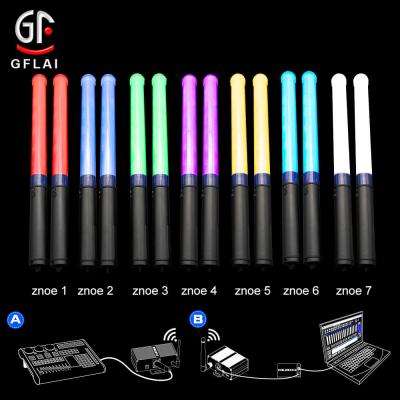 China ABS New Products Ideas DMX512 Remote Control Multi Color Glow Stick Party Pack for sale