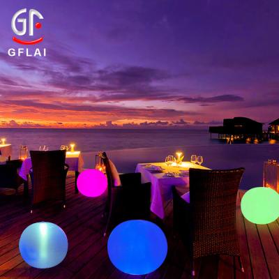 China Hot Sale Pool Toy GFLAI 2020 Inflatable LED Floating Ball Light For Outdoor Event for sale