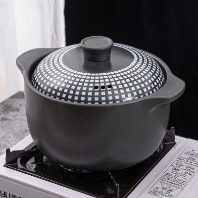 China WEIYE Viable Hot Selling Nonstick Ceramic Soup Cooking Pot Household Ceramic Casserole Heat Resistant Meat Casserole for sale