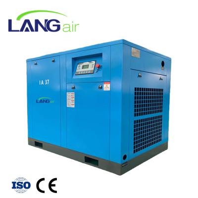 China 7.5KW 10HP Lubricated Belt Driven Air Compressor Screw Air Compressor For Textile Industry for sale