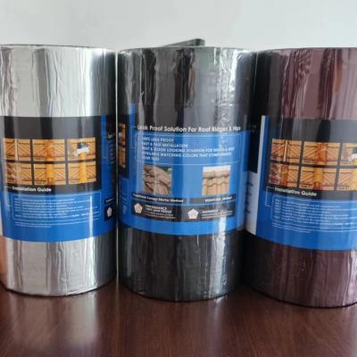 China Popular Gun Grey Aluminum Foil Bitumen sealing tape High quality self-adhesive flash band bitumen tape for sale